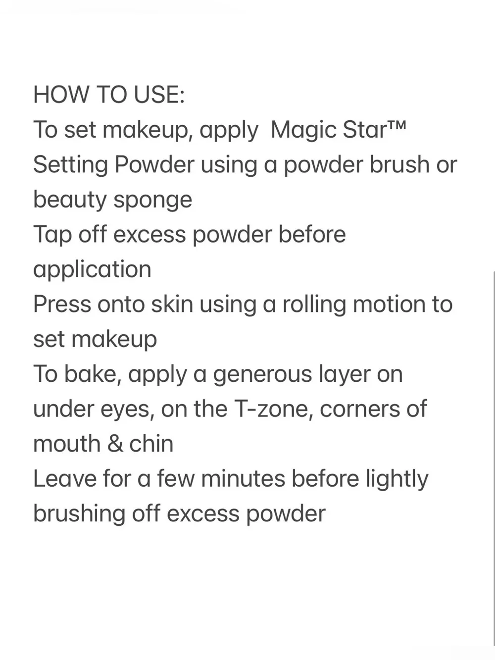 Jeffree Star MAGIC STAR™ SETTING POWDER in Fair NIB